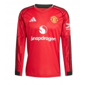Billige Manchester United Hjemmebanetrøje 2025-26 Lange ærmer