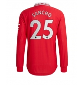Billige Manchester United Jadon Sancho #25 Hjemmebanetrøje 2022-23 Lange ærmer