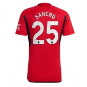 Billige Manchester United Jadon Sancho #25 Hjemmebanetrøje 2023-24 Kort ærmer