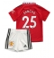 Billige Manchester United Jadon Sancho #25 Hjemmebanetrøje Børn 2022-23 Kort ærmer (+ bukser)