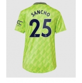 Billige Manchester United Jadon Sancho #25 Tredje trøje Dame 2022-23 Kort ærmer