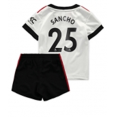 Billige Manchester United Jadon Sancho #25 Udebanetrøje Børn 2022-23 Kort ærmer (+ bukser)