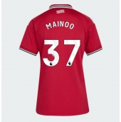 Billige Manchester United Kobbie Mainoo #37 Hjemmebanetrøje Dame 2026-27 Kort ærmer
