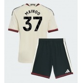 Billige Manchester United Kobbie Mainoo #37 Tredje trøje Børn 2026-27 Kort ærmer (+ bukser)