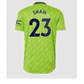 Billige Manchester United Luke Shaw #23 Tredje trøje 2022-23 Kort ærmer