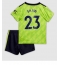 Billige Manchester United Luke Shaw #23 Tredje trøje Børn 2022-23 Kort ærmer (+ bukser)