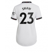 Billige Manchester United Luke Shaw #23 Udebanetrøje Dame 2022-23 Kort ærmer