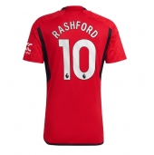 Billige Manchester United Marcus Rashford #10 Hjemmebanetrøje 2023-24 Kort ærmer