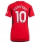 Billige Manchester United Marcus Rashford #10 Hjemmebanetrøje Dame 2023-24 Kort ærmer