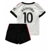 Billige Manchester United Marcus Rashford #10 Udebanetrøje Børn 2022-23 Kort ærmer (+ bukser)