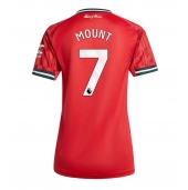 Billige Manchester United Mason Mount #7 Hjemmebanetrøje Dame 2025-26 Kort ærmer