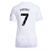 Billige Manchester United Mason Mount #7 Udebanetrøje Dame 2025-26 Kort ærmer