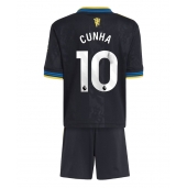Billige Manchester United Matheus Cunha #10 Tredje trøje Børn 2025-26 Kort ærmer (+ bukser)