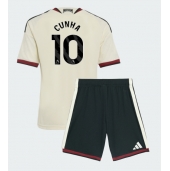 Billige Manchester United Matheus Cunha #10 Tredje trøje Børn 2026-27 Kort ærmer (+ bukser)