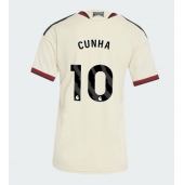 Billige Manchester United Matheus Cunha #10 Tredje trøje Dame 2026-27 Kort ærmer
