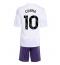 Billige Manchester United Matheus Cunha #10 Udebanetrøje Børn 2025-26 Kort ærmer (+ bukser)