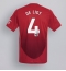 Billige Manchester United Matthijs de Ligt #4 Hjemmebanetrøje 2024-25 Kort ærmer