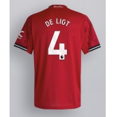 Billige Manchester United Matthijs de Ligt #4 Hjemmebanetrøje 2025-26 Kort ærmer