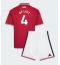 Billige Manchester United Matthijs de Ligt #4 Hjemmebanetrøje Børn 2026-27 Kort ærmer (+ bukser)