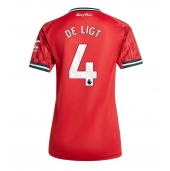 Billige Manchester United Matthijs de Ligt #4 Hjemmebanetrøje Dame 2025-26 Kort ærmer
