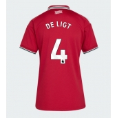 Billige Manchester United Matthijs de Ligt #4 Hjemmebanetrøje Dame 2026-27 Kort ærmer