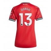 Billige Manchester United Patrick Dorgu #13 Hjemmebanetrøje Dame 2025-26 Kort ærmer