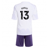 Billige Manchester United Patrick Dorgu #13 Udebanetrøje Børn 2025-26 Kort ærmer (+ bukser)