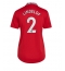 Billige Manchester United Victor Lindelof #2 Hjemmebanetrøje Dame 2022-23 Kort ærmer