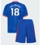 Billige Manchester United Youri Tielemans #18 Udebanetrøje Børn 2026-27 Kort ærmer (+ bukser)