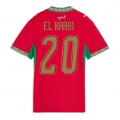 Billige Marokko Ayoub El Kaabi #20 Hjemmebanetrøje Dame VM 2026 Kort ærmer