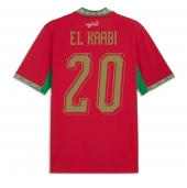 Billige Marokko Ayoub El Kaabi #20 Hjemmebanetrøje VM 2026 Kort ærmer