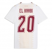 Billige Marokko Ayoub El Kaabi #20 Udebanetrøje Dame VM 2026 Kort ærmer