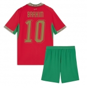 Billige Marokko Brahim Diaz #10 Hjemmebanetrøje Børn VM 2026 Kort ærmer (+ bukser)