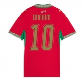 Billige Marokko Brahim Diaz #10 Hjemmebanetrøje Dame VM 2026 Kort ærmer