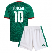 Billige Mexico Alexis Vega #10 Hjemmebanetrøje Børn VM 2026 Kort ærmer (+ bukser)