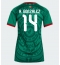 Billige Mexico Armando Gonzalez #14 Hjemmebanetrøje Dame VM 2026 Kort ærmer