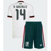Billige Mexico Armando Gonzalez #14 Udebanetrøje Børn VM 2026 Kort ærmer (+ bukser)