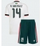 Billige Mexico Armando Gonzalez #14 Udebanetrøje Børn VM 2026 Kort ærmer (+ bukser)