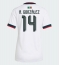 Billige Mexico Armando Gonzalez #14 Udebanetrøje Dame VM 2026 Kort ærmer