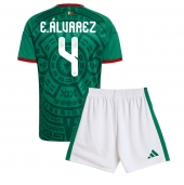 Billige Mexico Edson Alvarez #4 Hjemmebanetrøje Børn VM 2026 Kort ærmer (+ bukser)