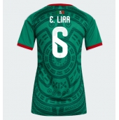 Billige Mexico Erik Lira #6 Hjemmebanetrøje Dame VM 2026 Kort ærmer