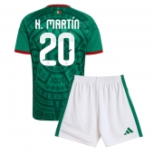 Billige Mexico Henry Martin #20 Hjemmebanetrøje Børn VM 2026 Kort ærmer (+ bukser)