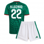 Billige Mexico Hirving Lozano #22 Hjemmebanetrøje Børn VM 2026 Kort ærmer (+ bukser)