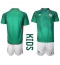 Billige Mexico Hjemmebanetrøje Børn VM 2022 Kort ærmer (+ bukser)