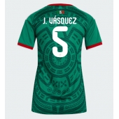 Billige Mexico Johan Vasquez #5 Hjemmebanetrøje Dame VM 2026 Kort ærmer