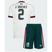 Billige Mexico Jorge Sanchez #2 Udebanetrøje Børn VM 2026 Kort ærmer (+ bukser)