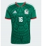 Billige Mexico Julian Quinones #16 Hjemmebanetrøje VM 2026 Kort ærmer