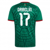 Billige Mexico Orbelin Pineda #17 Hjemmebanetrøje VM 2026 Kort ærmer