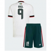 Billige Mexico Raul Jimenez #9 Udebanetrøje Børn VM 2026 Kort ærmer (+ bukser)