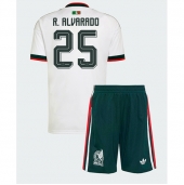 Billige Mexico Roberto Alvarado #25 Udebanetrøje Børn VM 2026 Kort ærmer (+ bukser)